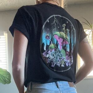 Miken Black Cotton Tee